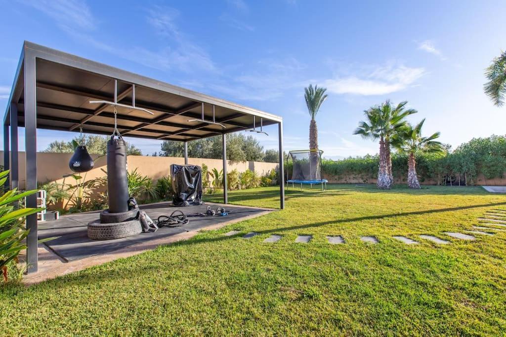 Villa Hawai, Ss Vis A Vis Avec Espace De Sport , Piscine Chauffee マラケシュ エクステリア 写真