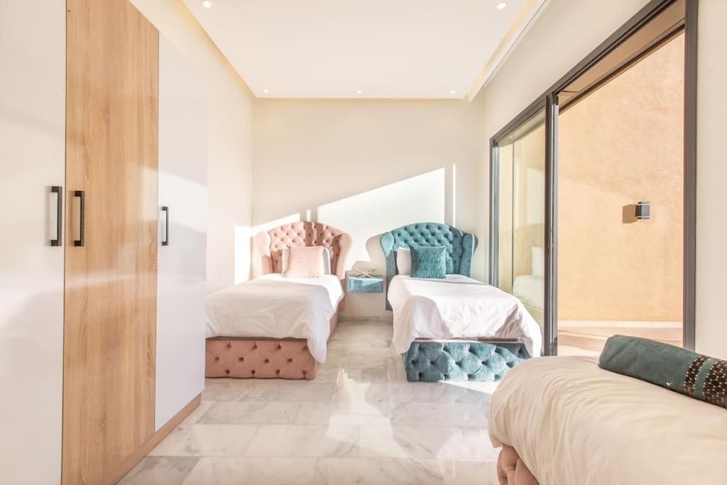 Villa Hawai, Ss Vis A Vis Avec Espace De Sport , Piscine Chauffee マラケシュ エクステリア 写真