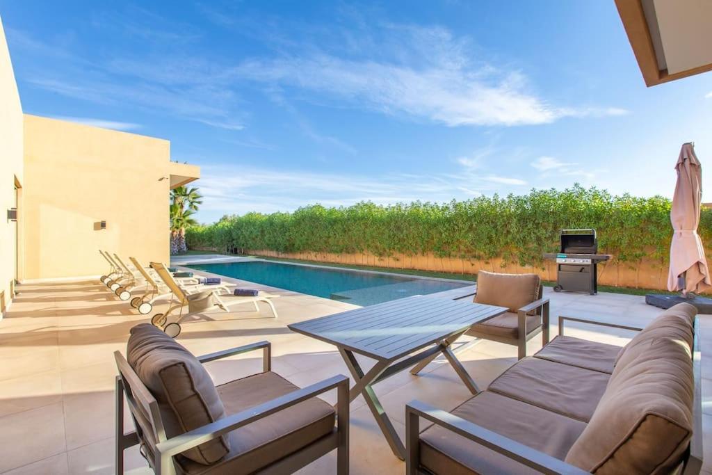 Villa Hawai, Ss Vis A Vis Avec Espace De Sport , Piscine Chauffee マラケシュ エクステリア 写真